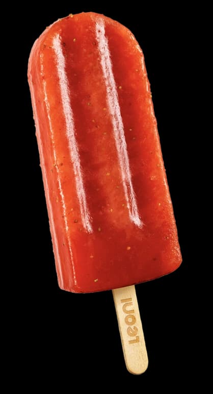 Strawberry popsicle